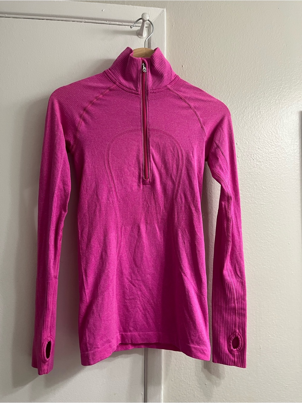 lululemon athletica Bright Magenta Quarter-Zip Pullover